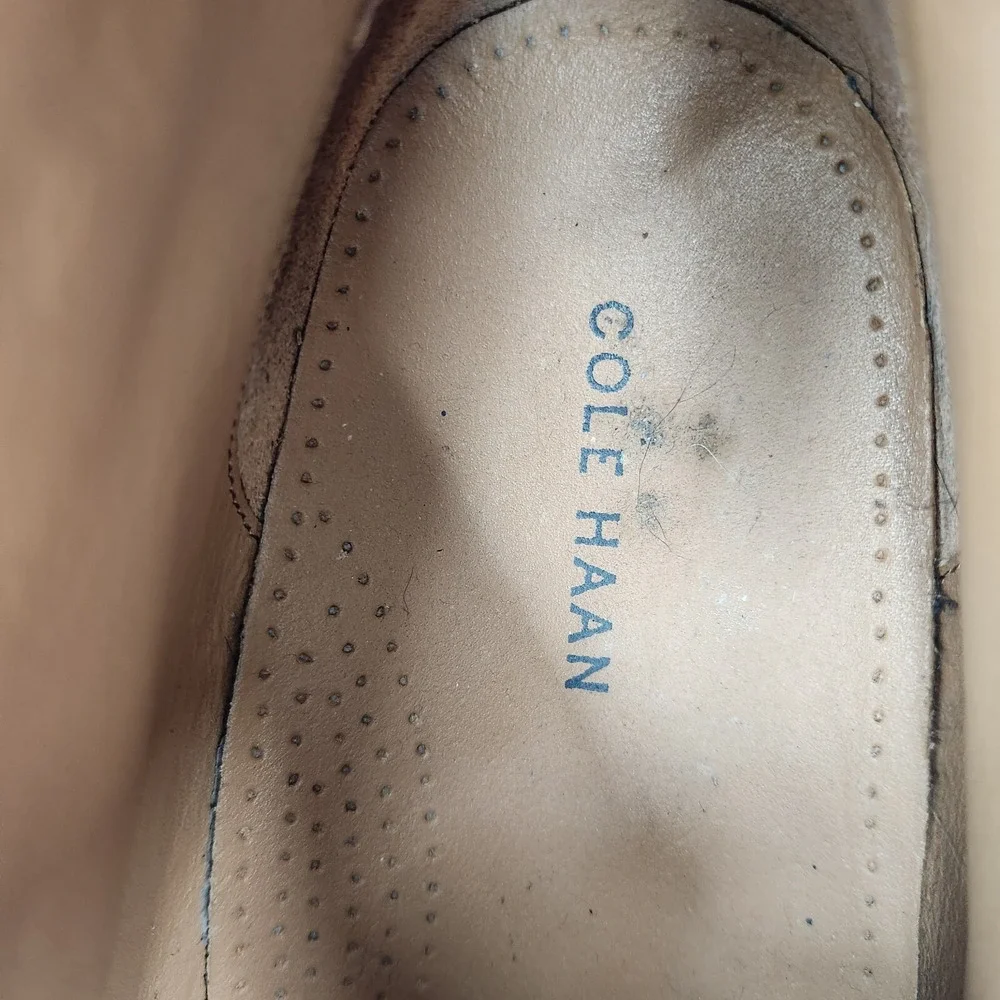 Cole Haan Chukka Boots Mens 11 M Ogden Stitch Black Leather Lace Up Ankle C24524